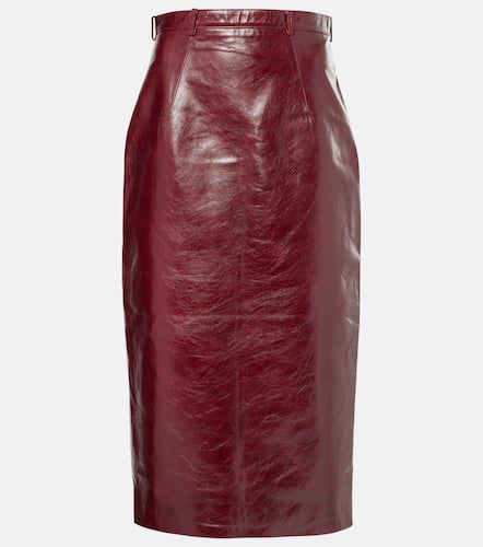 Lorelei leather maxi skirt - Emilia Wickstead - Modalova