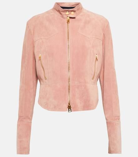 Tom Ford Jacke aus Veloursleder - Tom Ford - Modalova