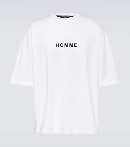 Comme des Garçons Camiseta en jersey de algodón con logo - Comme des Garcons Homme - Modalova