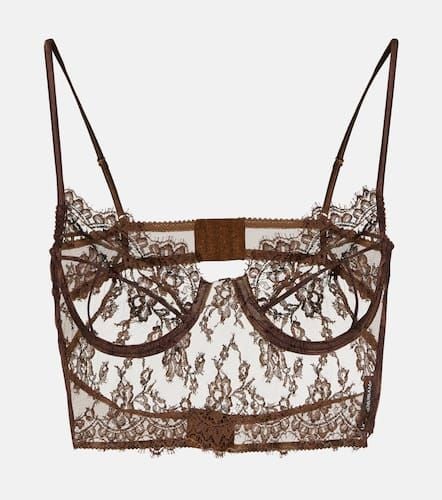 Bustier-Top aus Spitze - Dolce&Gabbana - Modalova