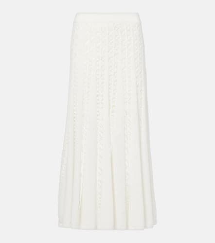 Falda larga Wylie Flared Knit de croché de algodón - Zimmermann - Modalova