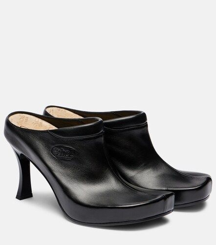 X Scholl mules 80 de piel - Balenciaga - Modalova