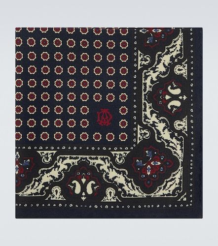Dunhill Printed silk pocket square - Dunhill - Modalova