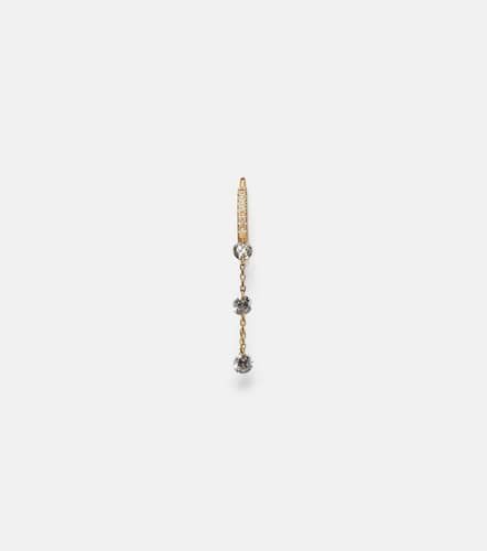 Danae 18kt single earring with diamonds - Persee - Modalova