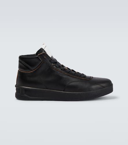 Jil sander hot sale leather sneakers