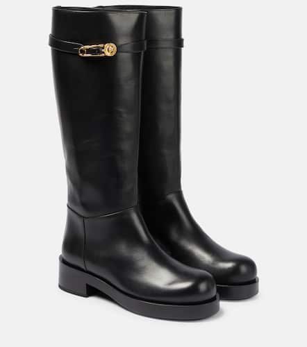 Versace Allover knee-high boots in multicoloured - Versace