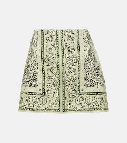 Minifalda Matchmaker de lino estampada - Zimmermann - Modalova