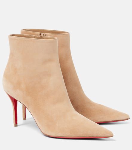 Ankle Boots So Apostropha 80 aus Veloursleder - Christian Louboutin - Modalova