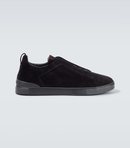 Sneakers Triple Stitch aus Veloursleder - Zegna - Modalova