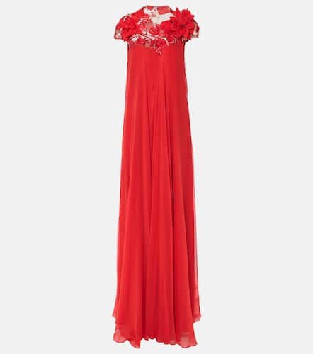 Trapeze embroidered gown - Monique Lhuillier - Modalova