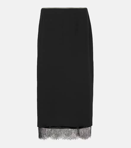 Vince Lace-trimmed midi skirt - Vince - Modalova