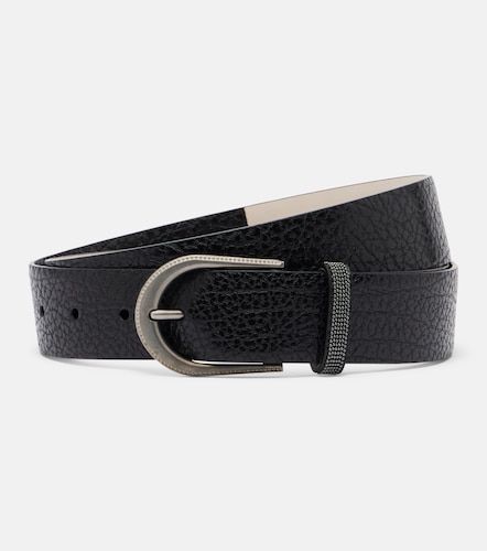 Monili leather belt - Brunello Cucinelli - Modalova