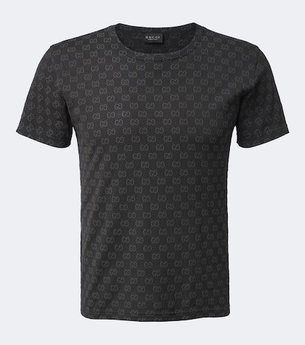 Camiseta de piqué de algodón con GG - Gucci - Modalova