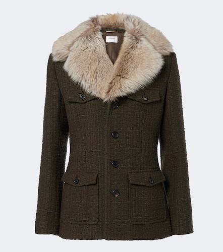 Vestido largo de jersey - Saint Laurent - Modalova