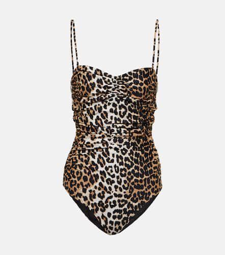 Ganni Leopard-print swimsuit - Ganni - Modalova