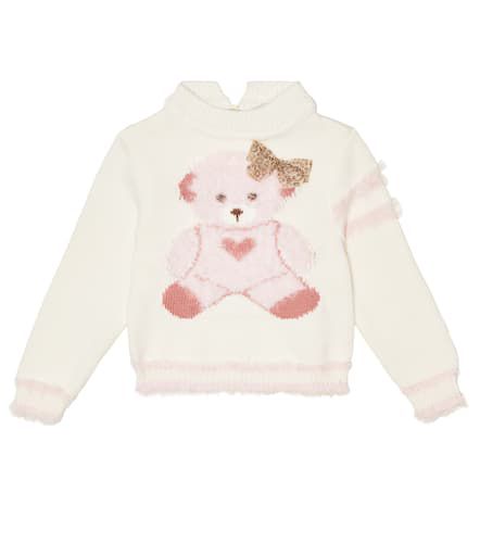 Baby - Pullover in cotone con intarsi - Monnalisa - Modalova