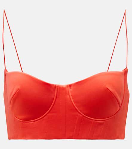 Hart satin crÃªpe bralette - Alex Perry - Modalova