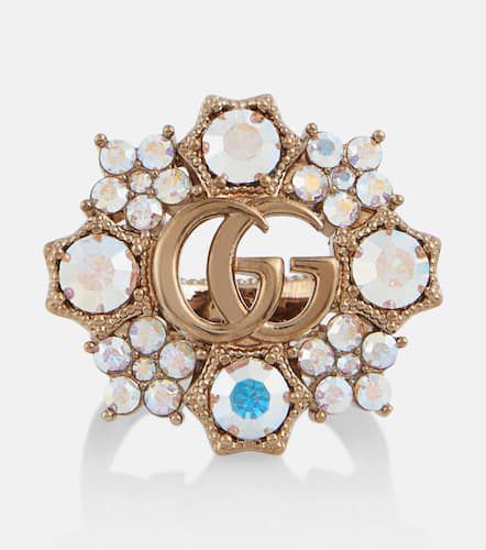Double G floral embellished ring - Gucci - Modalova