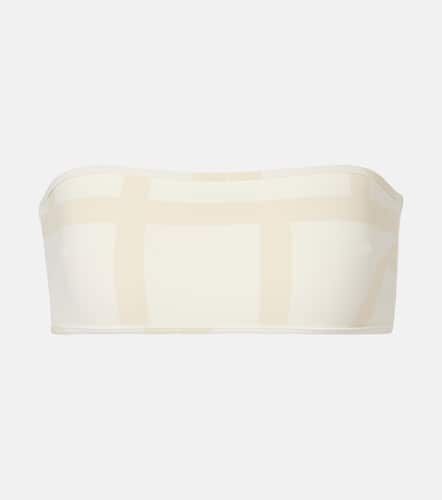 Haut de bikini bandeau Monogram - Toteme - Modalova