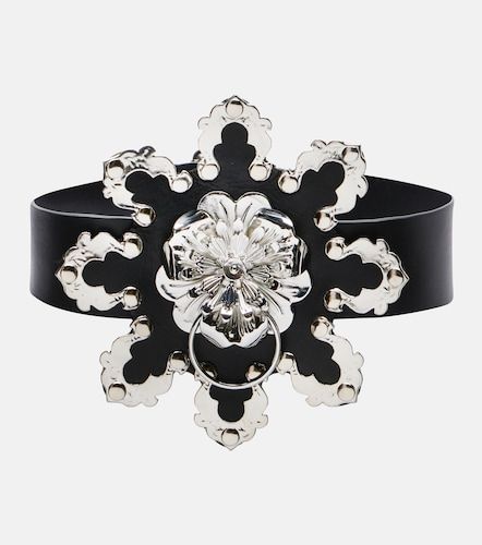 Blumarine Floral leather belt - Blumarine - Modalova