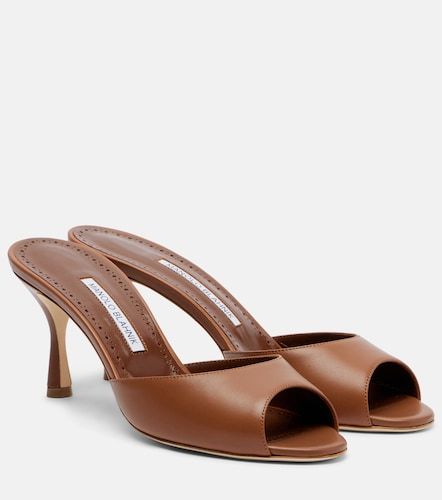 Manolo Blahnik Jada leather mules - Manolo Blahnik - Modalova