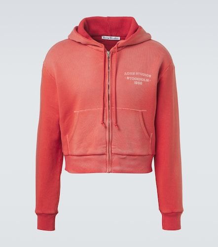 Sudadera de jersey de algodón con logo - Acne Studios - Modalova