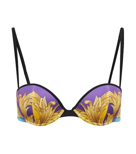 Versace Haut de bikini imprimé - Versace - Modalova