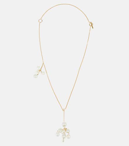 Pearl-embellished necklace - Jil Sander - Modalova
