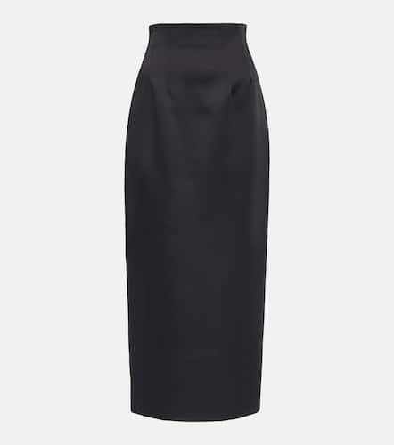 Loxley high-rise satin pencil skirt - Khaite - Modalova