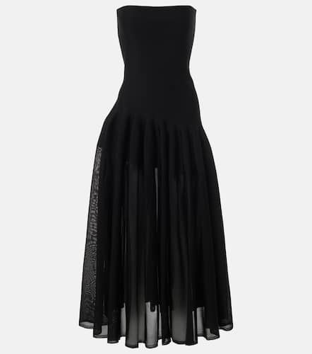 Alaïa Vestido de fiesta plisado sin tirantes - Alaia - Modalova