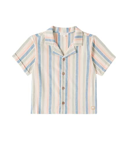 Alov striped cotton and linen shirt - Louise Misha - Modalova