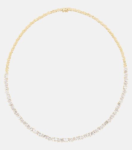 Halskette aus 18kt Gelbgold mit Diamanten - Suzanne Kalan - Modalova