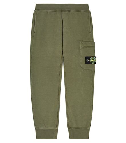 Jogginghose Compass aus Baumwoll-Fleece - Stone Island Junior - Modalova