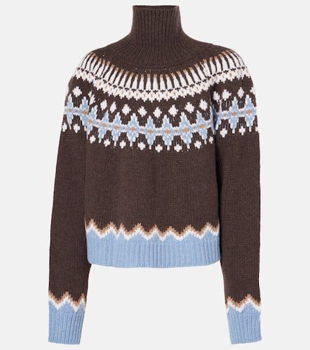 Embroidered wool turtleneck sweater - Alanui - Modalova