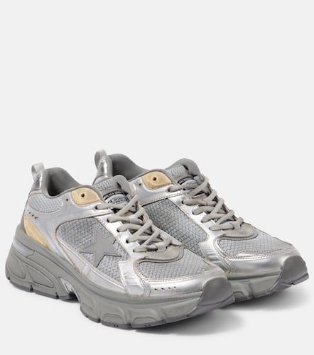 Sneakers Lightstar aus Metallic-Leder und Mesh - Golden Goose - Modalova