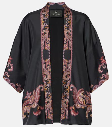 Etro Chaqueta de seda con paisley - Etro - Modalova