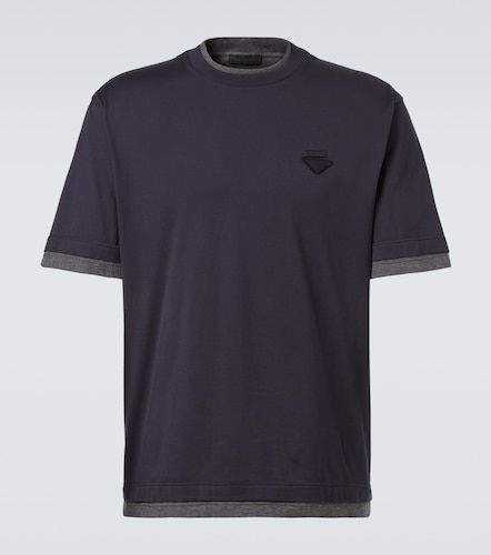 Camiseta de jersey de algodón - Prada - Modalova
