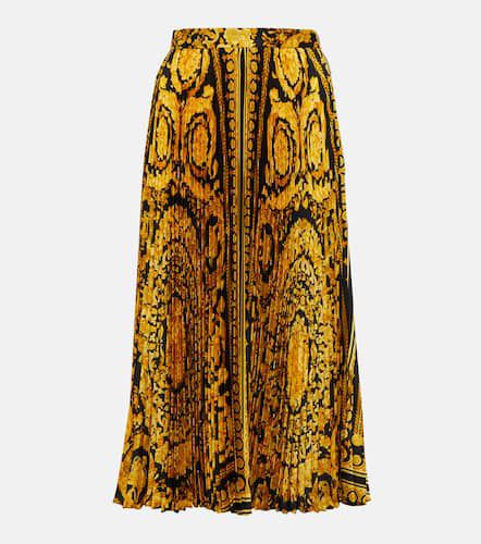 Versace Barocco pleated midi skirt - Versace - Modalova