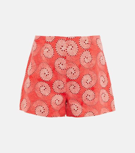 Shorts Oscar in lino con stampa - Staud - Modalova