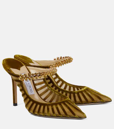 Mules Bing 100 in velluto e mesh - Jimmy Choo - Modalova