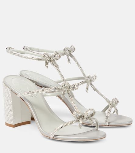 Sandalen Caterina aus Leder mit Kristallen - Rene Caovilla - Modalova