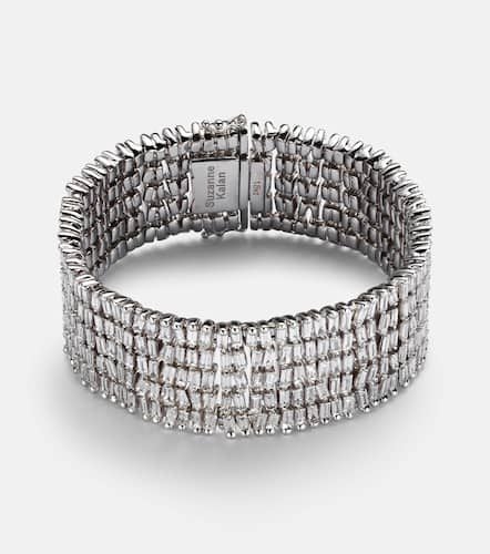 Bracciale in oro bianco 18kt con diamanti - Suzanne Kalan - Modalova