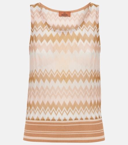 Top de punto metalizado en zigzag - Missoni - Modalova