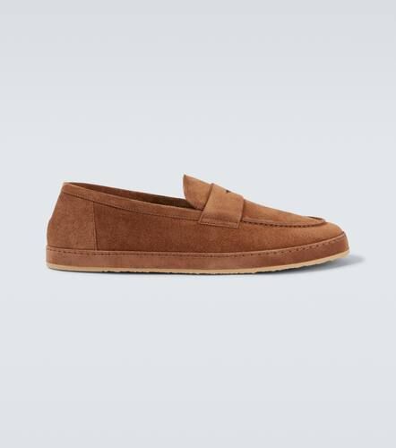 Suede penny loafers - Brunello Cucinelli - Modalova