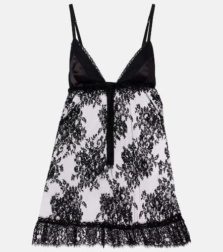 Top en dentelle à fleurs - Dolce&Gabbana - Modalova