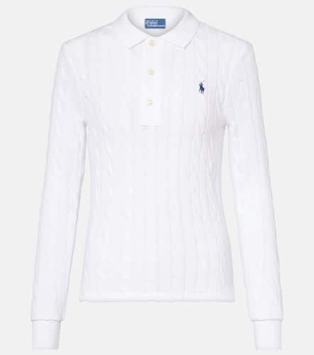 Cable-knit cotton polo sweater - Polo Ralph Lauren - Modalova