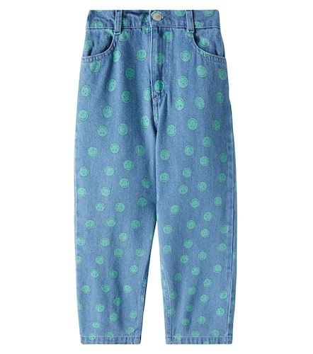 Smiley printed jeans - The New Society - Modalova