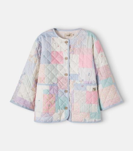 Inaja quilted patchwork cotton jacket - Wheat - Modalova