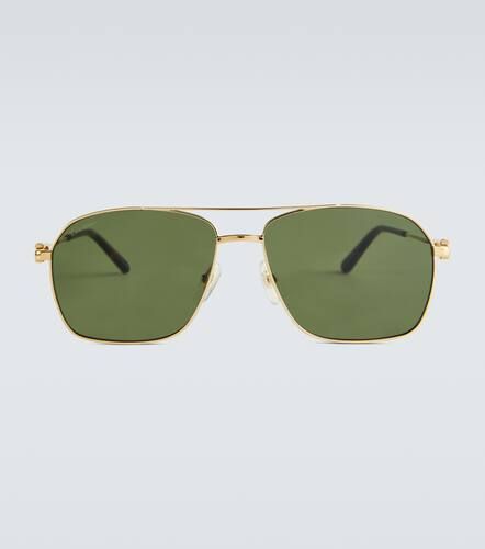 Aviator-Sonnenbrille aus Metall - Cartier Eyewear Collection - Modalova