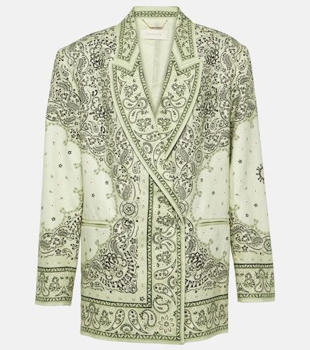 Blazer Matchmaker de lino estampado - Zimmermann - Modalova
